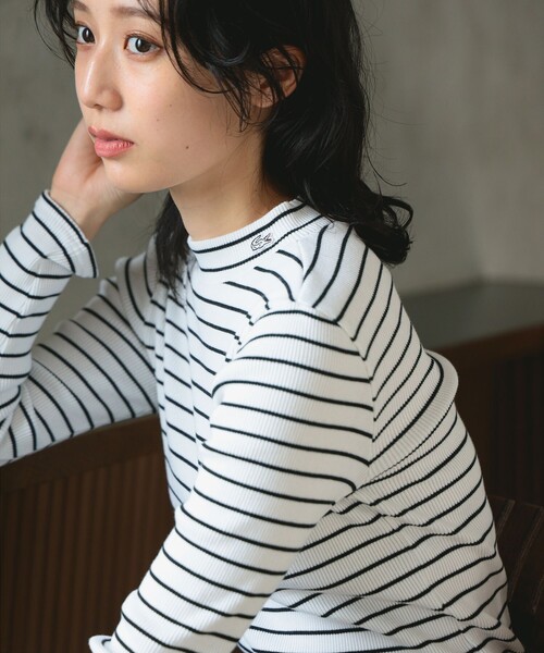【セール】LACOSTE / ボトルネック ロングスリーブ Tシャツ（Tシャツ/カットソー）｜LACOSTE（ラコステ）