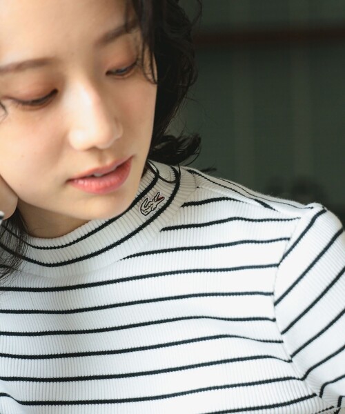 【セール】LACOSTE / ボトルネック ロングスリーブ Tシャツ（Tシャツ/カットソー）｜LACOSTE（ラコステ）
