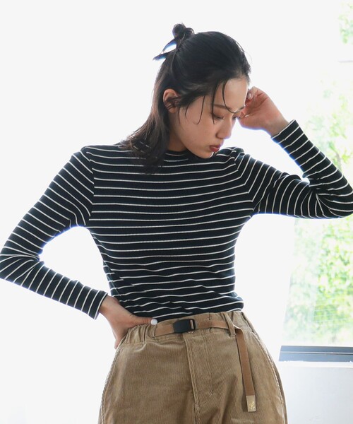 【セール】LACOSTE / ボトルネック ロングスリーブ Tシャツ（Tシャツ/カットソー）｜LACOSTE（ラコステ）