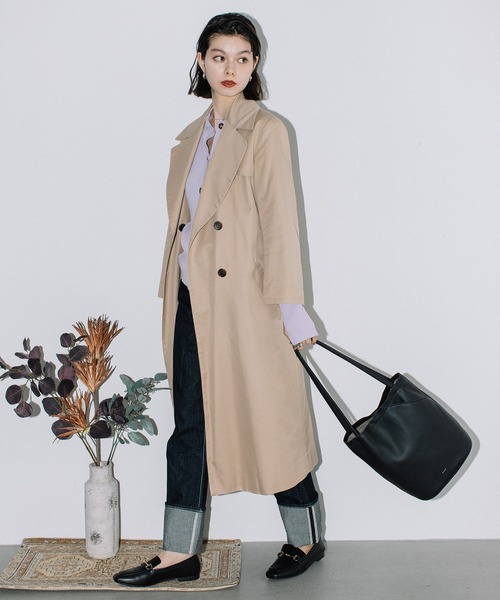 Beau're（ヴュレ）の「BEAURE ヴュレ スラントポケット トート（トートバッグ・レディース・ブラック/グレー・FREE）」の21枚目の写真