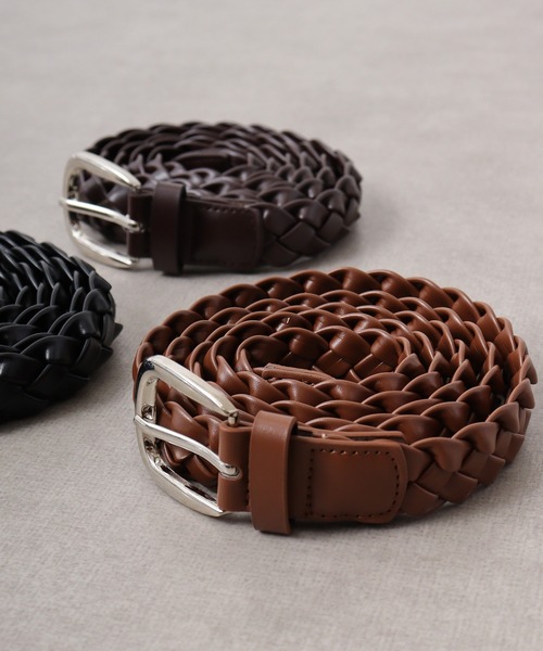 FUNALIVE（ファンアライブ）の「ロングメッシュベルト（ベルト・メンズ・ダークブラウン/キャメル/ブラック/オリーブ系/ゴールド系その他2/ブラウン系その他/ライトグレー/ダークネイビー/ホワイト系その他/レッド系その他/ゴールド系その他/シルバー系その他・FREE）」の8枚目の写真