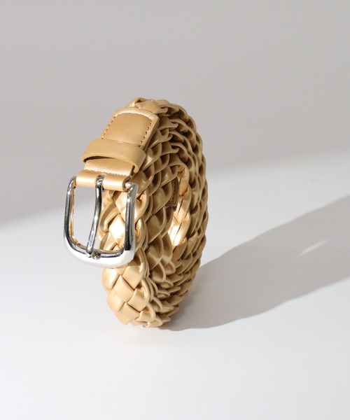 FUNALIVE（ファンアライブ）の「ロングメッシュベルト（ベルト・メンズ・ダークブラウン/キャメル/ブラック/オリーブ系/ゴールド系その他2/ブラウン系その他/ライトグレー/ダークネイビー/ホワイト系その他/レッド系その他/ゴールド系その他/シルバー系その他・FREE）」の12枚目の写真