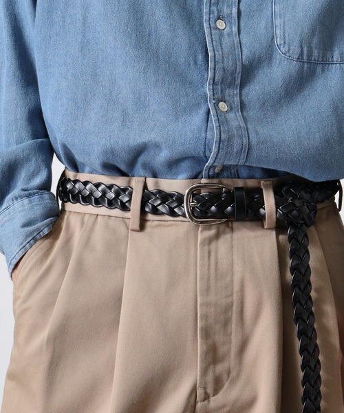 FUNALIVE（ファンアライブ）の「ロングメッシュベルト（ベルト・メンズ・ダークブラウン/キャメル/ブラック/オリーブ系/ゴールド系その他2/ブラウン系その他/ライトグレー/ダークネイビー/ホワイト系その他/レッド系その他/ゴールド系その他/シルバー系その他・FREE）」の17枚目の写真