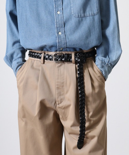 FUNALIVE（ファンアライブ）の「ロングメッシュベルト（ベルト・メンズ・ダークブラウン/キャメル/ブラック/オリーブ系/ゴールド系その他2/ブラウン系その他/ライトグレー/ダークネイビー/ホワイト系その他/レッド系その他/ゴールド系その他/シルバー系その他・FREE）」の18枚目の写真