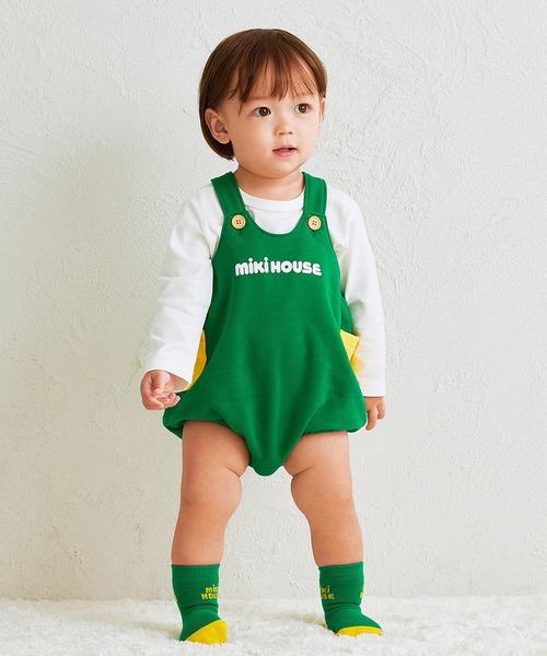 MIKI HOUSE（ミキハウス）の「【WEB限定】ロゴソックス（11cm－23cm）（ソックス/靴下・キッズ・レッド/サックスブルー/イエロー/ネイビー/ホワイト/レッド系その他/ライトグリーン/ピンク/グリーン・17cm/15cm/13cm/11cm/21cm/19cm/13-15cm/15-17cm/17-19cm/19-21cm/21-23cm/11-13cm）」の12枚目の写真