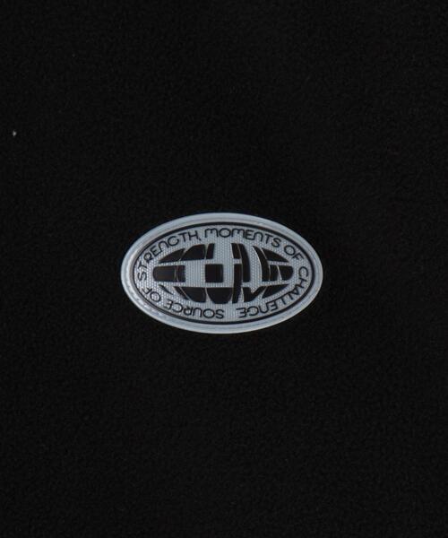 WEGO（ウィゴー）の「WEGO/フリースワンポイントハーフZIPプルオーバー（スウェット・メンズ・ブラック/オフホワイト/ネイビー・MEDIUM/LARGE）」の9枚目の写真