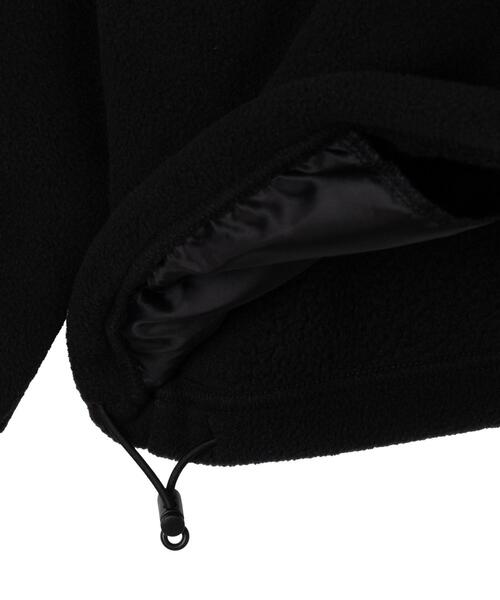 WEGO（ウィゴー）の「WEGO/フリースワンポイントハーフZIPプルオーバー（スウェット・メンズ・ブラック/オフホワイト/ネイビー・MEDIUM/LARGE）」の12枚目の写真