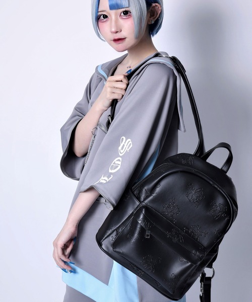 Amilige アミリージュ くぎベア型押し総柄リュック くぎベア型押し総柄リュック（バックパック/リュック）｜Amilige