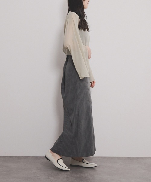 NICAL（ニカル）の「【NICAL】洗えるバイカラーニットパンプス/544304（パンプス・レディース・グレー/ネイビー/ブラック/ホワイト/ライトブルー/ブラウン・22.5cm/23.5cm/24.5cm/23.0cm/24.0cm/25.0cm/22.0cm/25.5cm）」の16枚目の写真