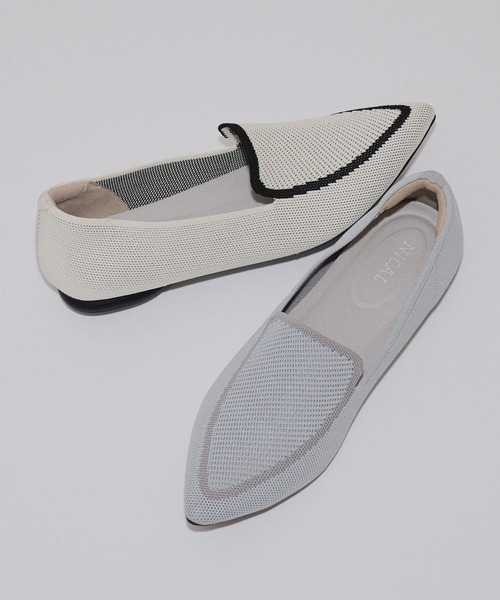 NICAL（ニカル）の「【NICAL】洗えるバイカラーニットパンプス/544304（パンプス・レディース・グレー/ネイビー/ブラック/ホワイト/ライトブルー/ブラウン・22.5cm/23.5cm/24.5cm/23.0cm/24.0cm/25.0cm/22.0cm/25.5cm）」の10枚目の写真