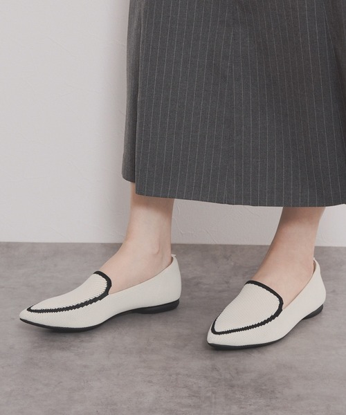 NICAL（ニカル）の「【NICAL】洗えるバイカラーニットパンプス/544304（パンプス・レディース・グレー/ネイビー/ブラック/ホワイト/ライトブルー/ブラウン・22.5cm/23.5cm/24.5cm/23.0cm/24.0cm/25.0cm/22.0cm/25.5cm）」の14枚目の写真