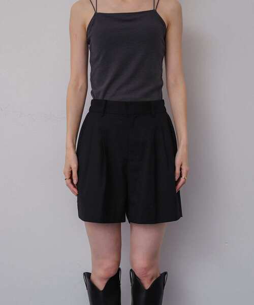 SENSE OF PLACE by URBAN RESEARCH（センスオブプレイスバイアーバンリサーチ）の「ダブルタックショートパンツ（その他パンツ・レディース・ブラック/グレー・SMALL/MEDIUM）」の20枚目の写真