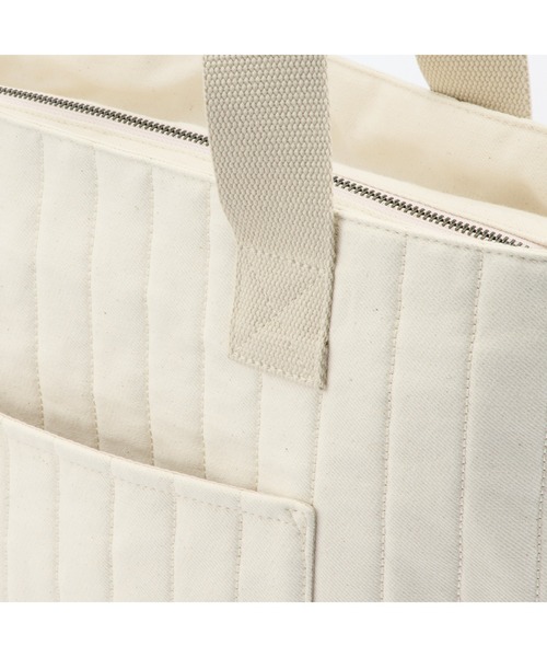 MUJI Labo(ムジラボ)の「〔MUJI Labo〕和紙混トートバッグ(トートバッグ・メンズ・キナリ/ブラック・ONE SIZE)」の7枚目の写真