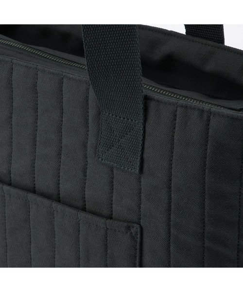 MUJI Labo(ムジラボ)の「〔MUJI Labo〕和紙混トートバッグ(トートバッグ・メンズ・キナリ/ブラック・ONE SIZE)」の14枚目の写真