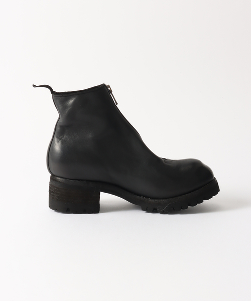 GUIDI (グイディ) PL1V Front Zip Boot with Rubber Sole（ブーツ