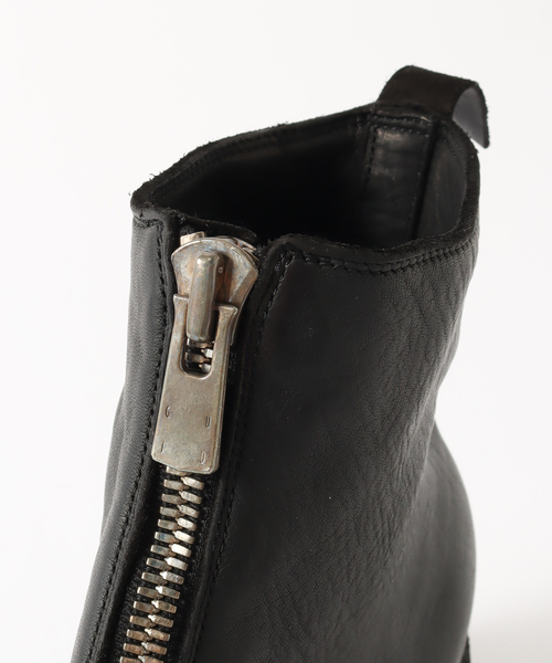 GUIDI(グイディ)の「GUIDI (グイディ) PL1V Front Zip Boot with Rubber Sole(ブーツ・メンズ・ブラック・40/41)」の8枚目の写真