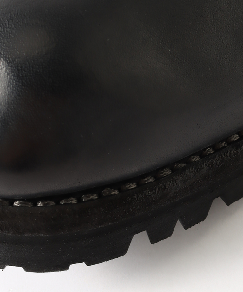 GUIDI(グイディ)の「GUIDI (グイディ) PL1V Front Zip Boot with Rubber Sole(ブーツ・メンズ・ブラック・40/41)」の11枚目の写真