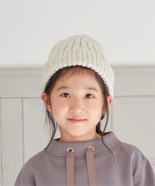 ikka（イッカ）の「ラメニットワッチ（ニットキャップ/ビーニー・キッズ・ライトグレー/コーラル・FREE）」の16枚目の写真