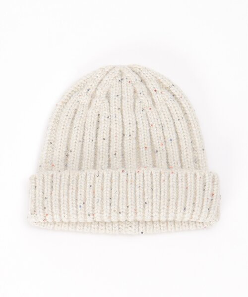 ikka（イッカ）の「ラメニットワッチ（ニットキャップ/ビーニー・キッズ・ライトグレー/コーラル・FREE）」の20枚目の写真