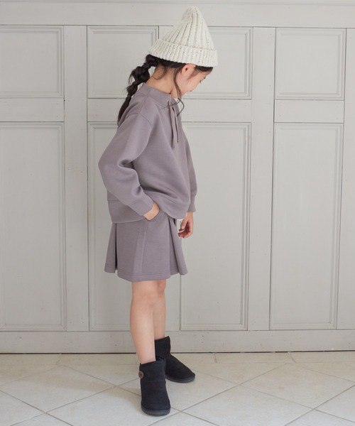 ikka（イッカ）の「ラメニットワッチ（ニットキャップ/ビーニー・キッズ・ライトグレー/コーラル・FREE）」の8枚目の写真