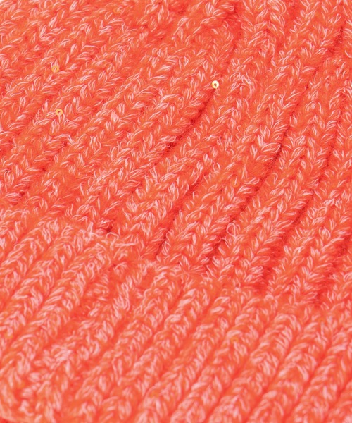 ikka（イッカ）の「ラメニットワッチ（ニットキャップ/ビーニー・キッズ・ライトグレー/コーラル・FREE）」の4枚目の写真