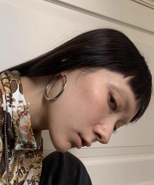 SANSeLF（サンセルフ）の「【LONSLAN】 ビッグフープピアス　sanal24a007（ピアス（両耳用）・レディース・A/B・FREE）」の19枚目の写真