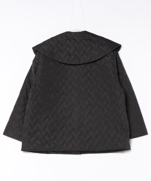INCEDE（インシード）の「大襟キルトショートコート（その他アウター・レディース・オフホワイト/ブラック・M/L/LL）」の22枚目の写真