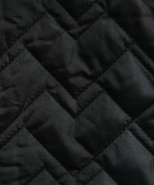 INCEDE（インシード）の「大襟キルトショートコート（その他アウター・レディース・オフホワイト/ブラック・M/L/LL）」の11枚目の写真