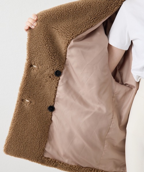 THE PAUSE】ボアダブルコート（その他アウター）｜THE PAUSE（ザ