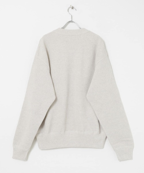 crepuscule（クレプスキュール）の「crepuscule　Moss Stitch V Pullover（ニット/セーター・メンズ・ブラック/ホワイト系その他/ダークグレー・2/1）」の20枚目の写真