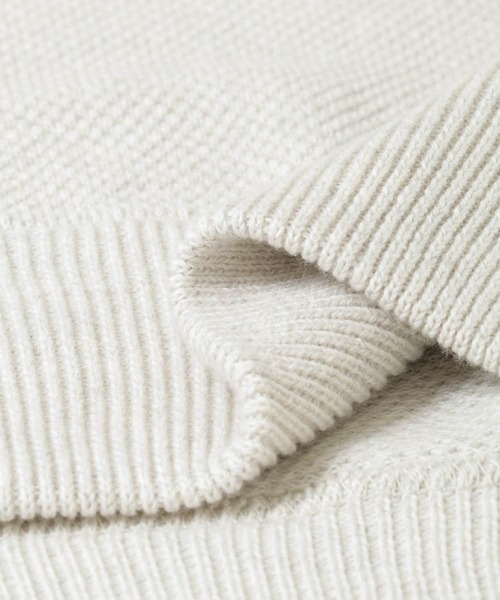 crepuscule（クレプスキュール）の「crepuscule　Moss Stitch V Pullover（ニット/セーター・メンズ・ブラック/ホワイト系その他/ダークグレー・2/1）」の21枚目の写真