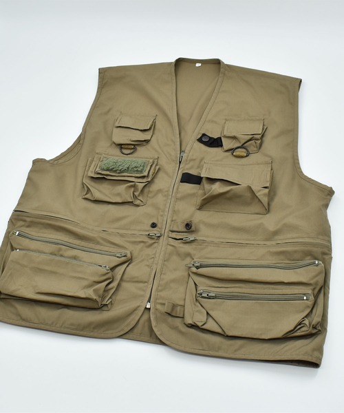 VINTAGE(ヴィンテージ)の「【ヴィンテージ古着】80’s~ ハンティングベスト(ベスト・メンズ・ベージュ・X-LARGE)」の12枚目の写真