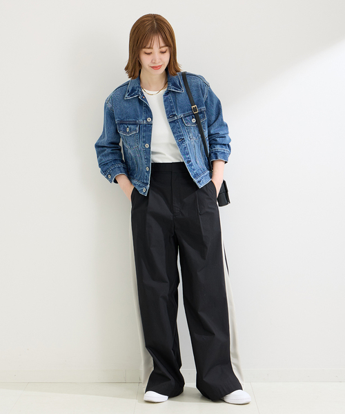 完売B.C STOCKコットンナイロントラックパンツジャーナルスタンダード セール】《追加》コットンナイロントラックパンツ（その他パンツ