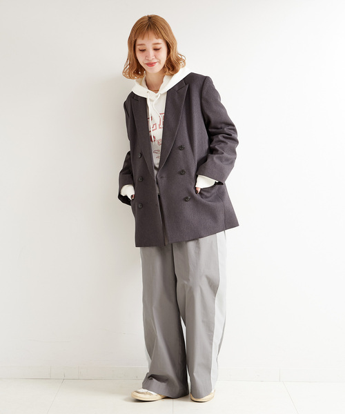 B.C STOCK(ベーセーストック)の「《追加》コットンナイロントラックパンツ(その他パンツ・レディース・ブラック/チャコールグレー/ベージュ・MEDIUM/LARGE)」の21枚目の写真