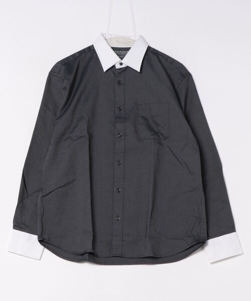 Blue Standard (ブルースタンダード)の「【BLUE STANDARD/ブルースタンダード】リラックスフィット 楽ケア オックス レギュラーカラーシャツ クレリックシャツ イージーケア ピンポイント防汚加工 時短シャツ(シャツ/ブラウス・メンズ・ブルー系その他2/スミクロ/ネイビー/チャコールグレー/ホワイト・MEDIUM/X-LARGE/LARGE)」の9枚目の写真