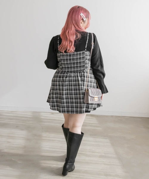 CLETTE（クレット）の「リボンデザインビスチェ（その他トップス・レディース・ブラック/ブラック系その他・3L/4L/LL）」の4枚目の写真