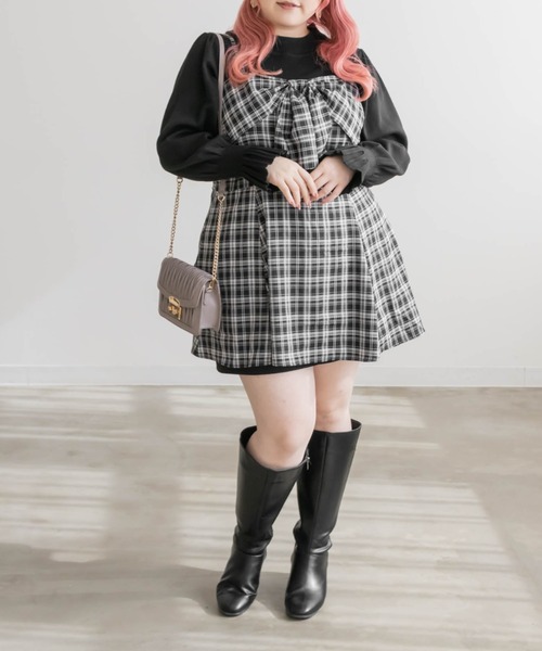 CLETTE（クレット）の「リボンデザインビスチェ（その他トップス・レディース・ブラック/ブラック系その他・3L/4L/LL）」の19枚目の写真