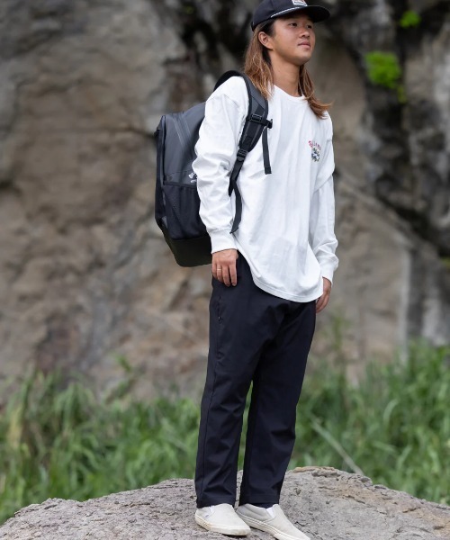 BILLABONG(ビラボン)の「BILLABONG メンズ SURFTREK PLUS PANT ロングパンツ/ビラボンストレッチテーパードナイロンボトムス(その他パンツ・メンズ・ブラック/キャメル・MEDIUM/LARGE/X-LARGE)」の8枚目の写真