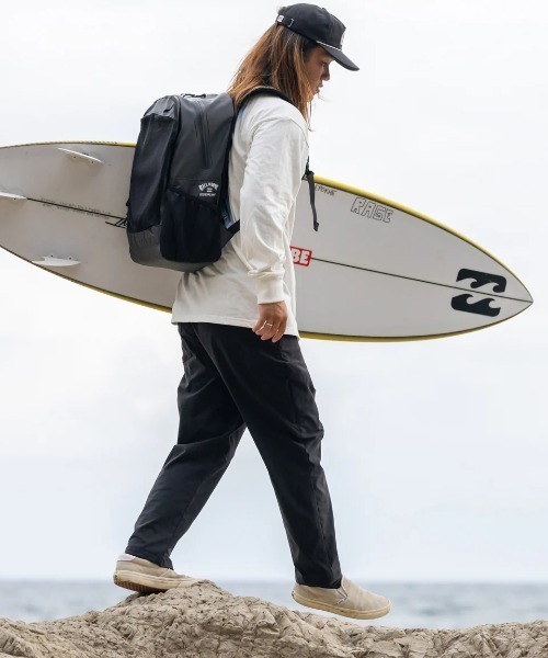 BILLABONG(ビラボン)の「BILLABONG メンズ SURFTREK PLUS PANT ロングパンツ/ビラボンストレッチテーパードナイロンボトムス(その他パンツ・メンズ・ブラック/キャメル・MEDIUM/LARGE/X-LARGE)」の7枚目の写真