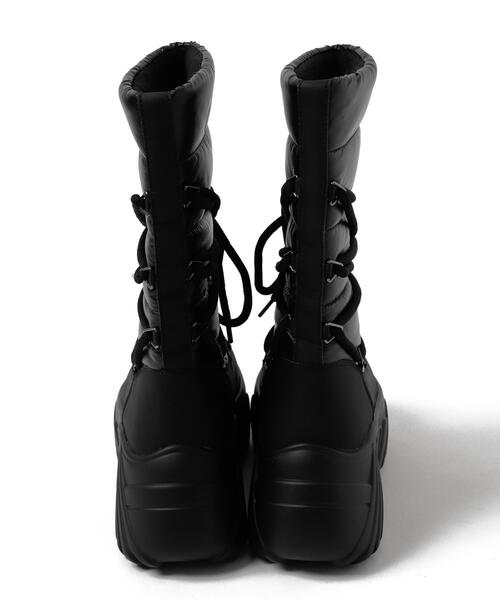 WEGO（ウィゴー）の「WEGO/レースアップパテッドブーツ（ブーツ・レディース・シルバー/ブラック/キャメル・LARGE/MEDIUM）」の15枚目の写真