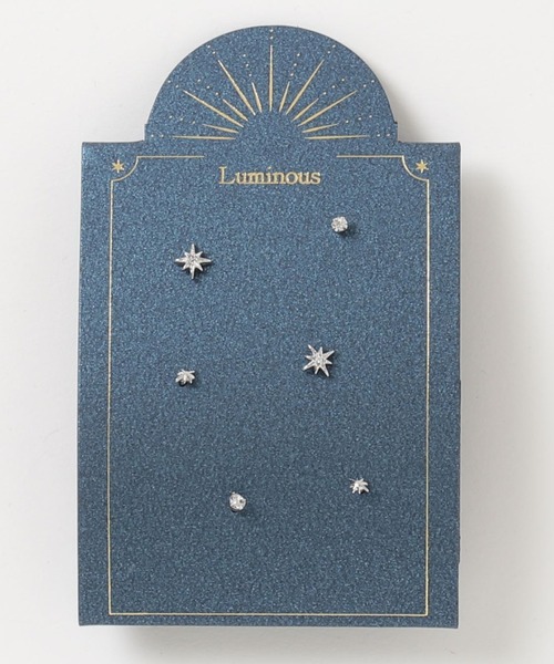 Zoule(ゾーラ)の「Zoule ゾーラ:Luminousシリーズ tiny luminous ピアス(ピアス(両耳用)・レディース・シルバー/ゴールド・FREE)」の2枚目の写真