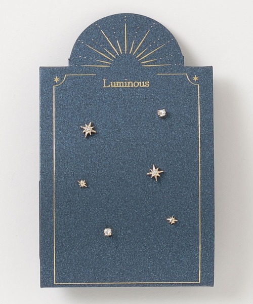 Zoule(ゾーラ)の「Zoule ゾーラ:Luminousシリーズ tiny luminous ピアス(ピアス(両耳用)・レディース・シルバー/ゴールド・FREE)」の1枚目の写真