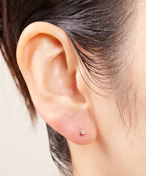 Zoule(ゾーラ)の「Zoule ゾーラ:Luminousシリーズ tiny luminous ピアス(ピアス(両耳用)・レディース・シルバー/ゴールド・FREE)」の9枚目の写真