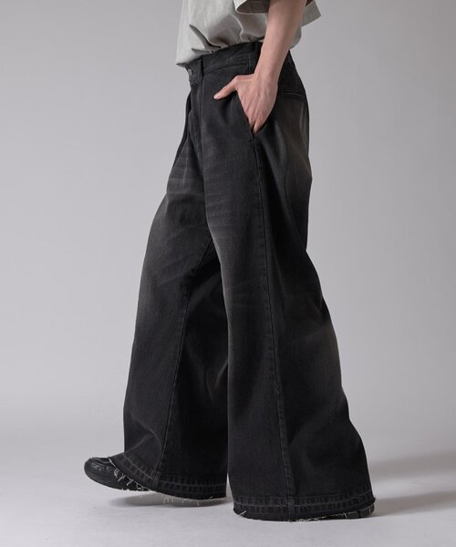 Lui's（ルイス）の「バギーデニムトラウザー（デニムパンツ・メンズ・インディゴブルー/ブラック・M/S）」の16枚目の写真