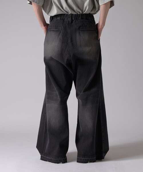 Lui's（ルイス）の「バギーデニムトラウザー（デニムパンツ・メンズ・インディゴブルー/ブラック・M/S）」の17枚目の写真