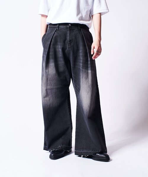 Lui's（ルイス）の「バギーデニムトラウザー（デニムパンツ・メンズ・インディゴブルー/ブラック・M/S）」の18枚目の写真