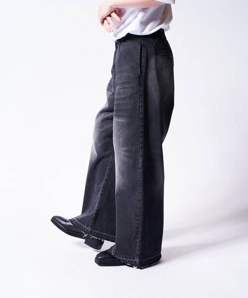 Lui's（ルイス）の「バギーデニムトラウザー（デニムパンツ・メンズ・インディゴブルー/ブラック・M/S）」の20枚目の写真