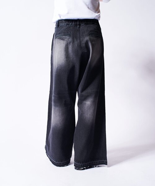 Lui's（ルイス）の「バギーデニムトラウザー（デニムパンツ・メンズ・インディゴブルー/ブラック・M/S）」の21枚目の写真