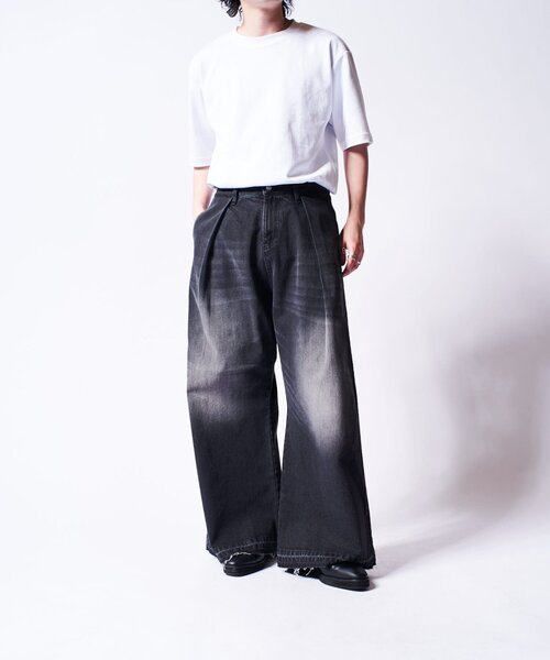 Lui's（ルイス）の「バギーデニムトラウザー（デニムパンツ・メンズ・インディゴブルー/ブラック・M/S）」の22枚目の写真