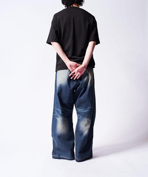 Lui's（ルイス）の「バギーデニムトラウザー（デニムパンツ・メンズ・インディゴブルー/ブラック・M/S）」の8枚目の写真